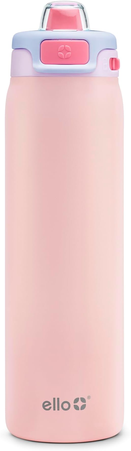 Ello Pop & Fill Insulated Stainless Steel Water Bottle with Quick Fill Lid, Leakproof Locking, Sip or Chug Spout, BPA-Free, Double Wall Vacuum Insulated for Sports, Travel & School- 22oz / 32oz / 40oz