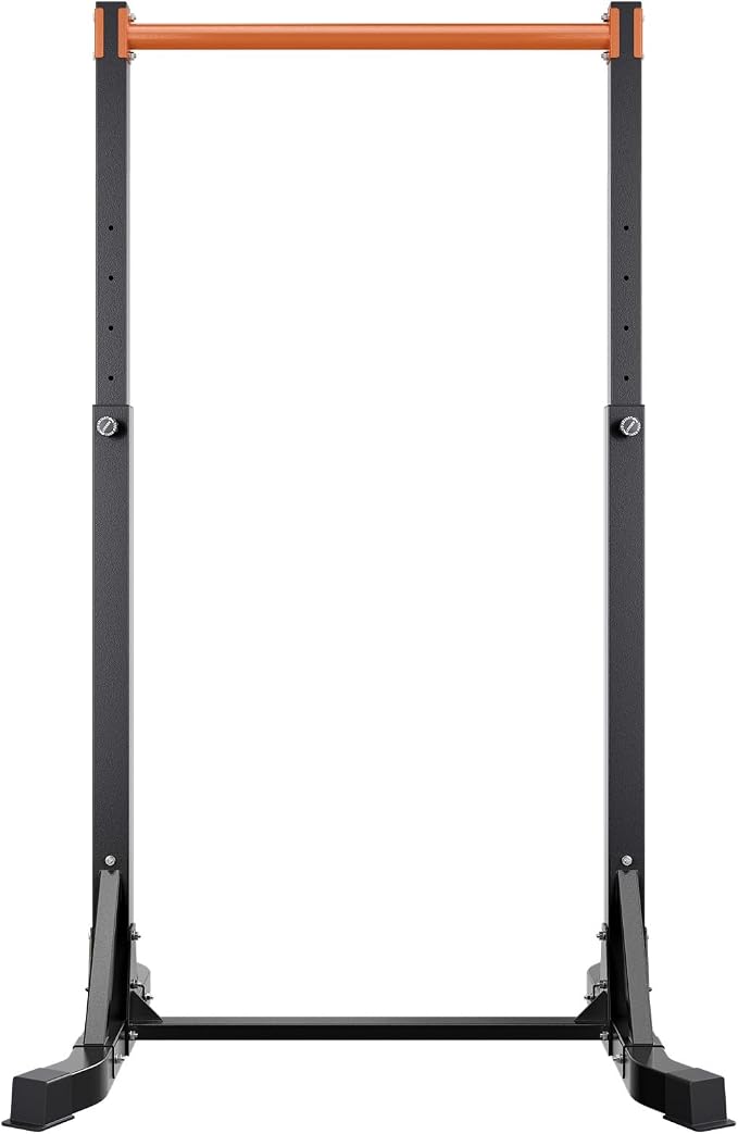 VEVOR Pull Up Bar, 330LBS Capacity Portable Pullup Bar Station, Pullup Bars Free Standing with H-Frame Structure & Heavy-Duty Steel Tube, 8 Level Height Adjustment Gravity Fitness for Arms Back Chest