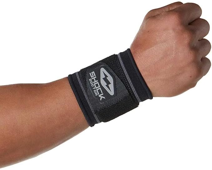 Shock Doctor Compression Knit Wrist Sleeve with Strap