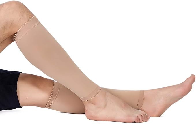 TOFLY Calf Compression Sleeve 20-30mmHg 1 Pair Footless For Men & Women | Footless Compression Socks For Leg Support, Shin Splint, Pain Relief, Swelling, Varicose Veins, Maternity, Nursing, & Travel