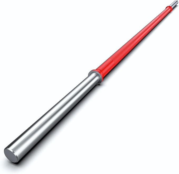 TECHNOAGE Steel Standard Barbells for 1-Inch Plates, 350LB | Standard steel bars for 1-inch plates with 350LB capacity, knurled grips, and compact 5FT or 6FT options