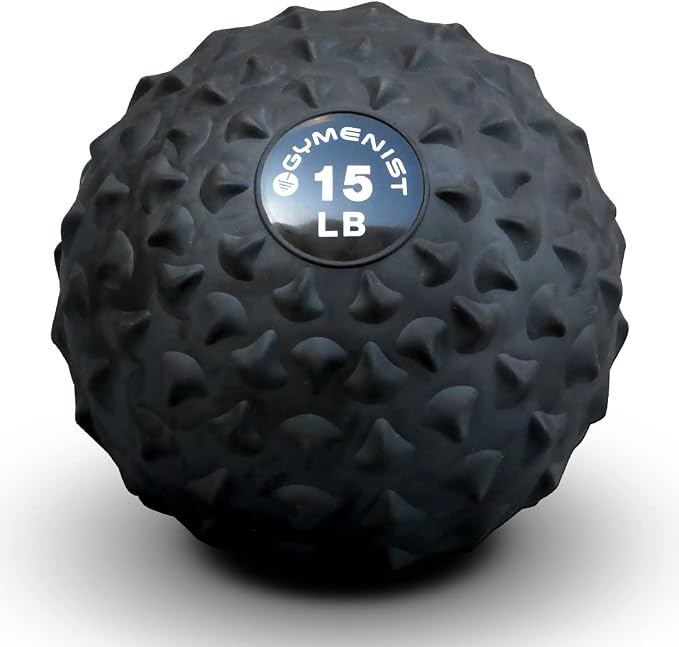 GYMENIST Weighted No Bounce Slam Ball Intensive Workout Training Gym Exercise Weight Balls Equipment
