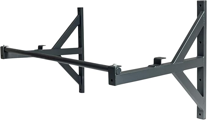 REP Fitness Heavy Duty Pull-Up Bar, Wall Mounted Multi-Grip or Bare Steel Straight Option, Home Gym Exercise Equipment for Chin Training, Garage Strength Workouts, Rings, Straps
