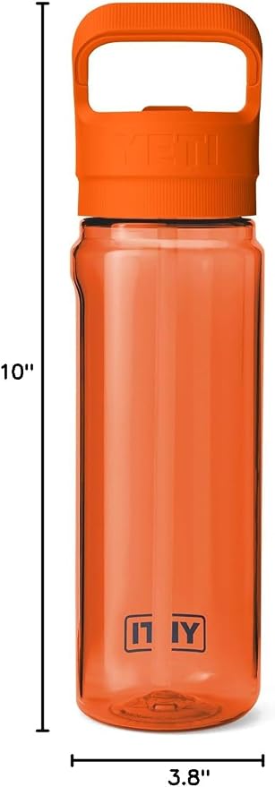 YETI Yonder 750 ml/25 oz Water Bottle with Yonder Straw Cap, King Crab