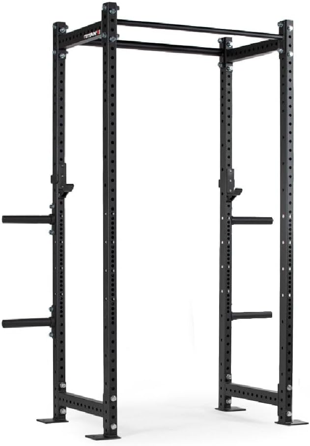 Titan Fitness T-3 Series Power Rack, 1,100 LB Capacity Cage for Weightlifting and Strength Training