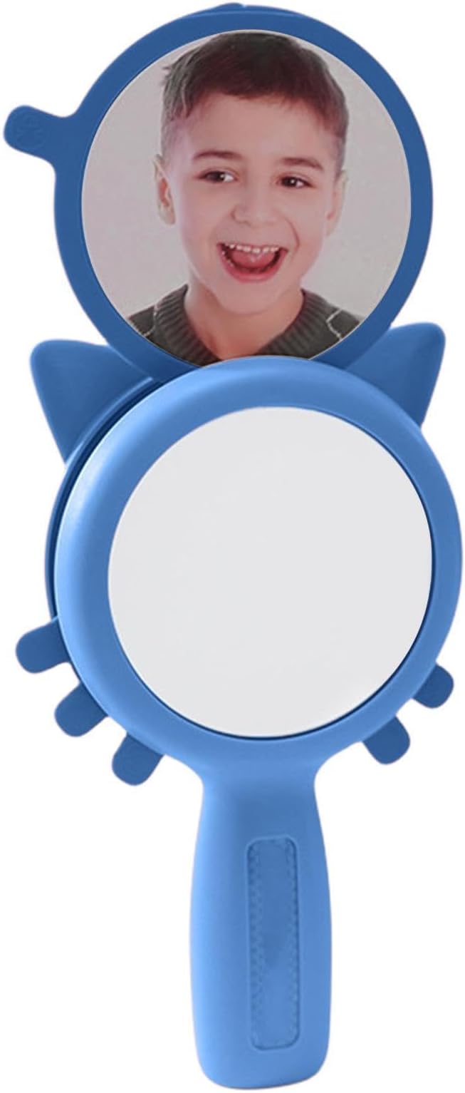 See My Feelings Mirror | Handheld Shatterproof Mirror | Calming Funny Anger Management Toys For Preschool Children Room Daycare Home School Kitchen Office Gym Hotel Party Camping Restaurant Playing Di