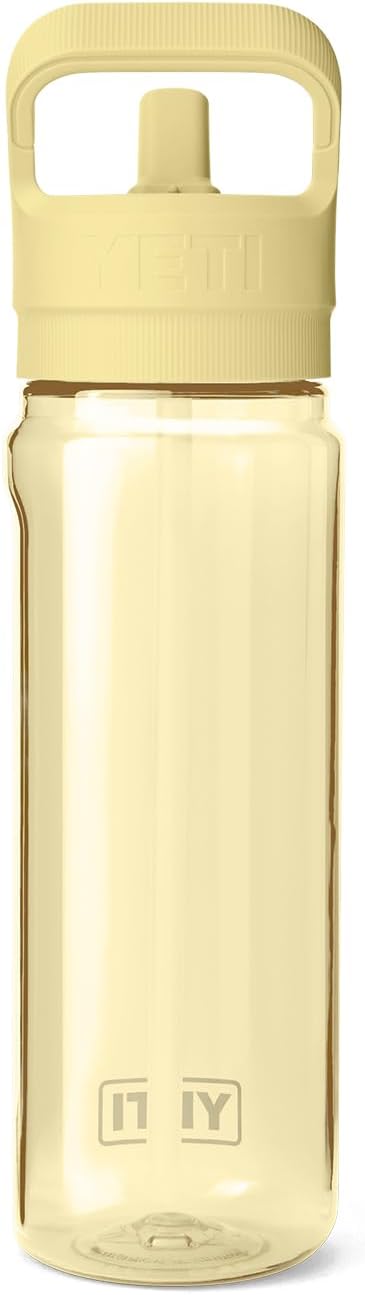 YETI Yonder 750 ml/25 oz Water Bottle with Yonder Straw Cap, Daybreak Yellow