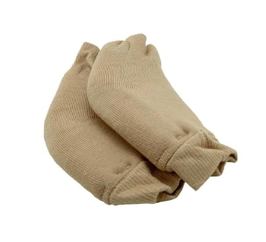 Sandhill Tools Heel & Elbow Protector 3XL Padded Sleeves – Knit Elastic Cushioned Guards for Skin Protection, Pressure Relief & Shock Absorption, Soft Terry Fabric, Pull-On Design (Pair)