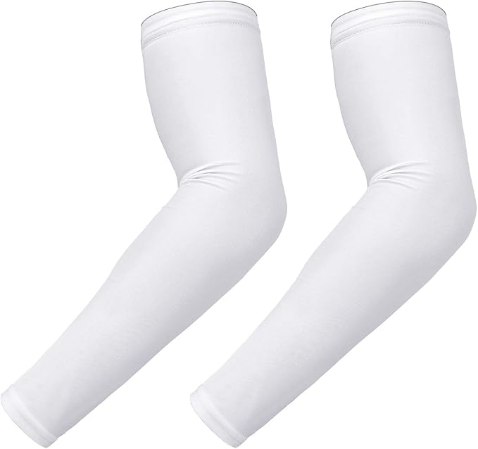 HDE Arm Compression Sleeves for Kids Basketball Shooting Sleeve Youth Sports Cooling Sun Protection Football Baseball 1 Pair