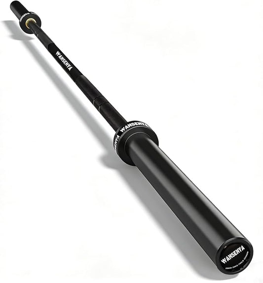 7FT Olympic Barbell 45lb,28MM 2 Inch Olympic Bar for No. 45 Steel,Olympic Weight Bars for Lifting,CrossFit,Bench Press,Deadlift,Squats,Strength Training bars
