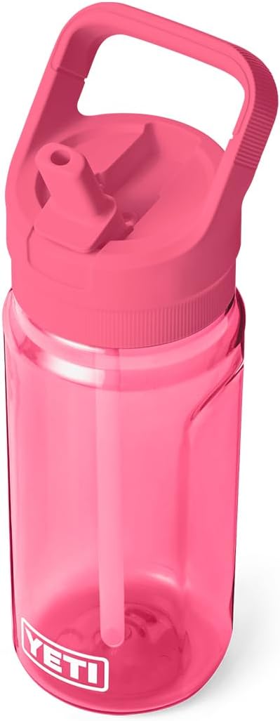 YETI Yonder 600 ml/20 oz Water Bottle with Yonder Straw Cap, Tropical Pink