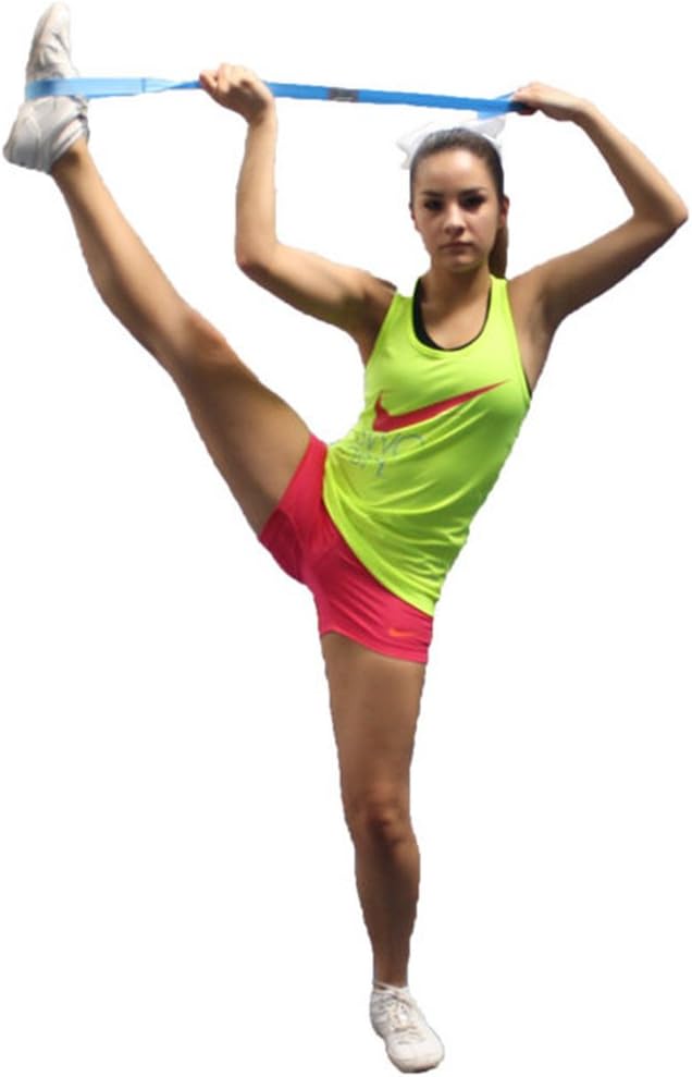 Cheerleading Flexibility Stunt Strap - Improve Stretching and Stunts for Cheer Dance Gymnastics & Physical Therapy – Stocking Stuffers Present for Kids Girls Adults - 12 Colors