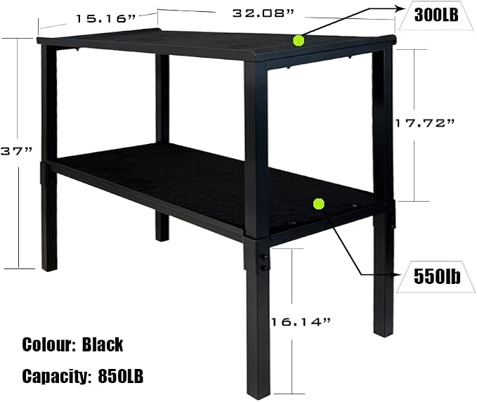 Commercial Heavy Duty Dumbbell/Kettlebell Rack Stand 800LBS | Heavy Duty One-Piece Welded Weight Rack, Anti-Tip Base, Quick 10-Min Assembly, Stores Dumbbells Kettlebells & Fitness Gear