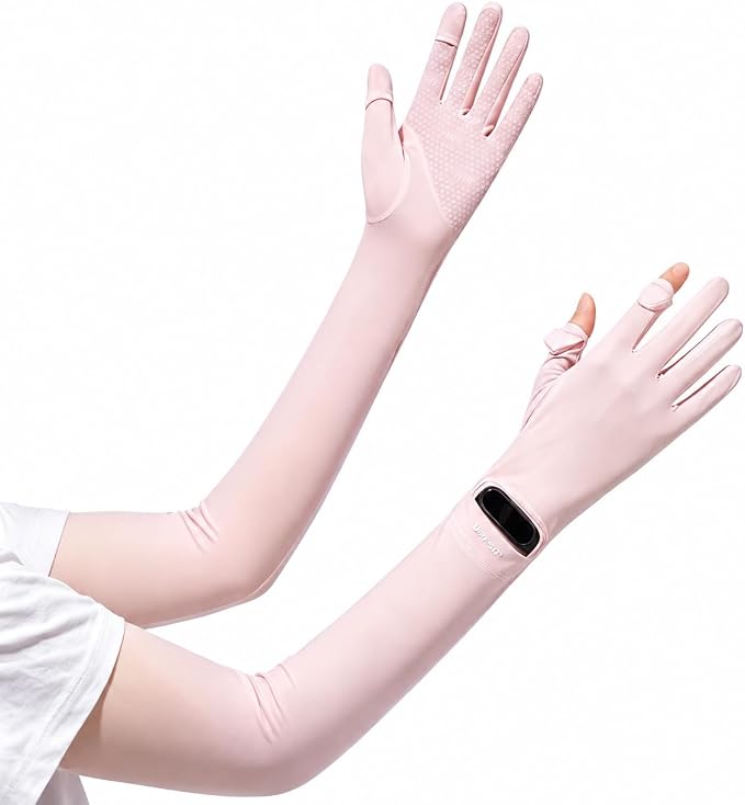 Women Driving Gloves, UV Protection Sun Gloves, Touchscreen Full Finger | UPF 50+ fabric blocks 99% UV rays, protecting hands during driving, cycling, fishing, hiking and outdoor activities