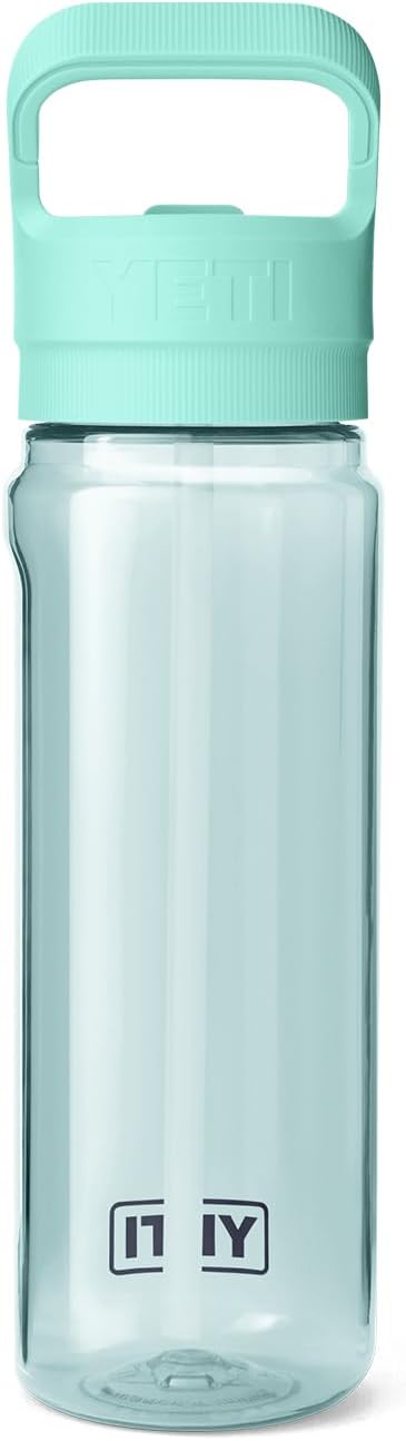 YETI Yonder 750 ml/25 oz Water Bottle with Yonder Straw Cap, Seafoam