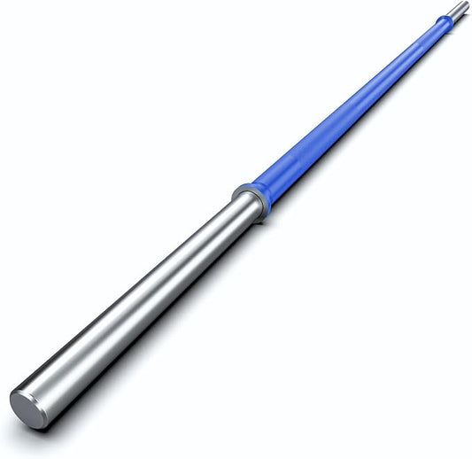 TECHNOAGE Steel Standard Barbells for 1-Inch Plates, 350LB | Standard steel bars for 1-inch plates with 350LB capacity, knurled grips, and compact 5FT or 6FT options