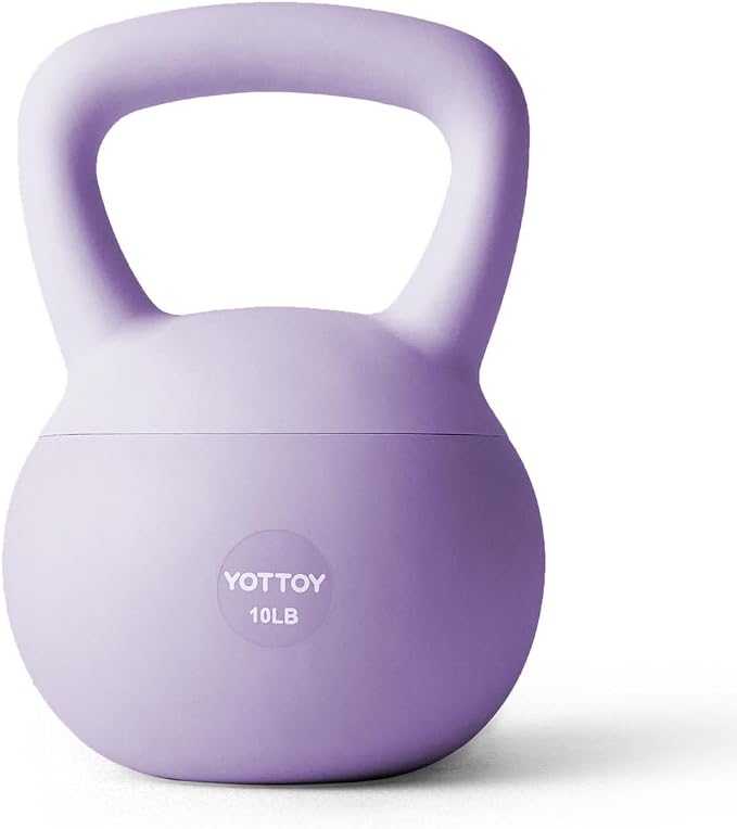 YOTTOY Soft Kettlebell,Kettlebell Anti-Slip Grip Weight for Home Workouts, Kettlebells Set Strength and Safety Guaranteed