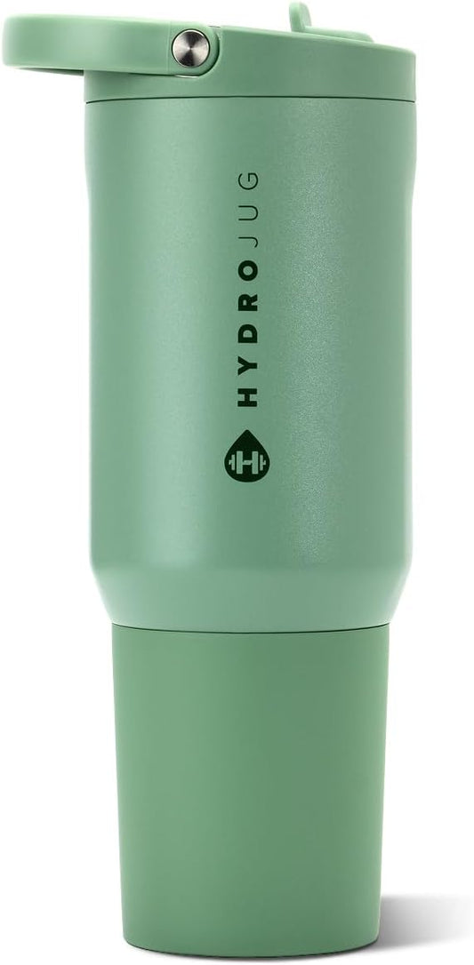 HydroJug Sport 20 oz Insulated Stainless Steel Water Bottle, Sage