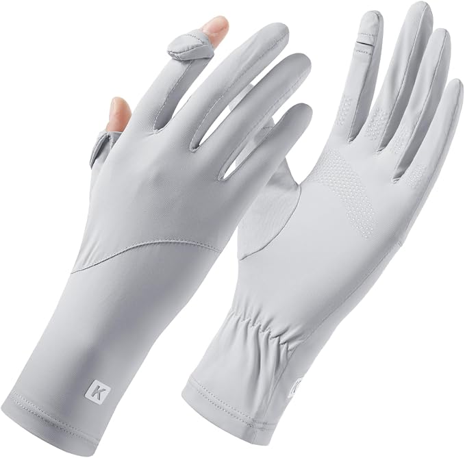 Women Driving Gloves, UV Protection Sun Gloves, Touchscreen Full Finger | UPF 50+ fabric blocks 99% UV rays, protecting hands during driving, cycling, fishing, hiking and outdoor activities