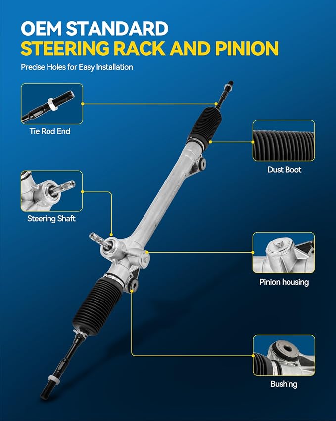PHILTOP Power Steering Rack & Pinion Assembly for 2011 2012 2013 2014 2015 2016 2017 2018 2019 2020 Sienna, Electronic Power Steering, OEM Replacement 1G-26008