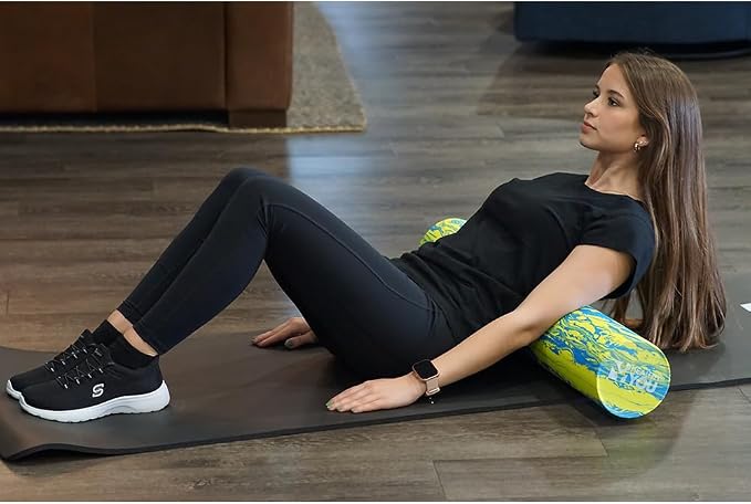 Low Density Soft/Medium Foam Physical Therapy Roller (12" Half Round)