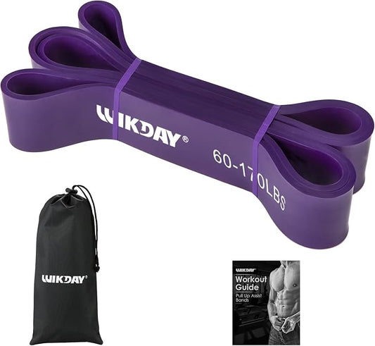 WIKDAY Resistance Bands for Working Out, Exercise Bands, Workout Bands, Pull Up Assistance Bands for Body Stretching Training Physical Therapy Muscle Training for Men & Women