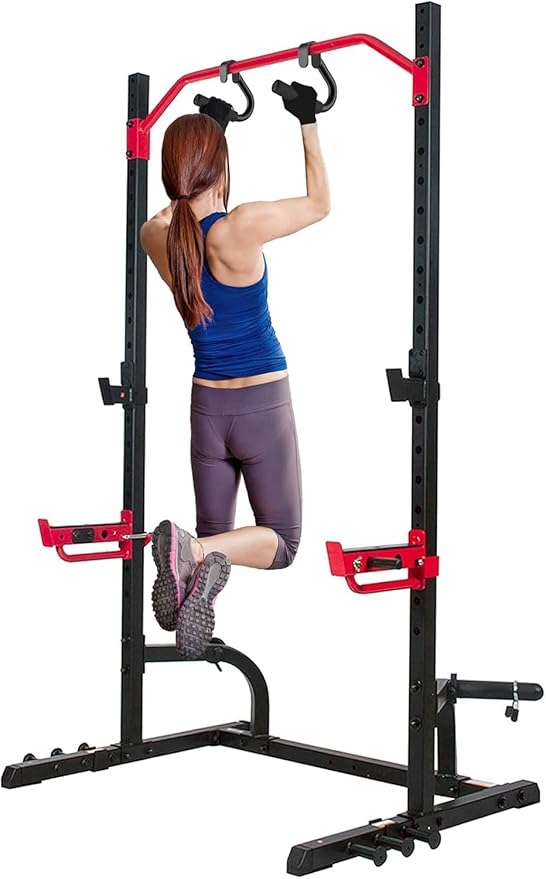 SELEWARE 48'' Heavy Duty Wall Mount Pull Up Bar with Cable Pulley System | Multi-function Chin up Bar with Cable Pulleys LAT Pulldown Attachments Heavy Bag Hanger for Home/Garage Gym Strength Training