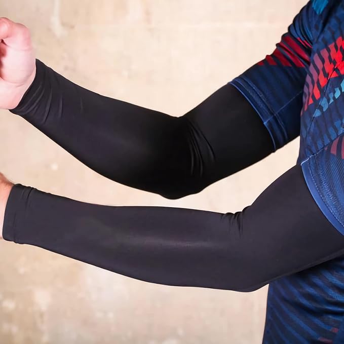 Arm Sleeves for Men and Women Compression UV Sun Protection Tattoo Cover Up Baseball Basketball Football Golf Running