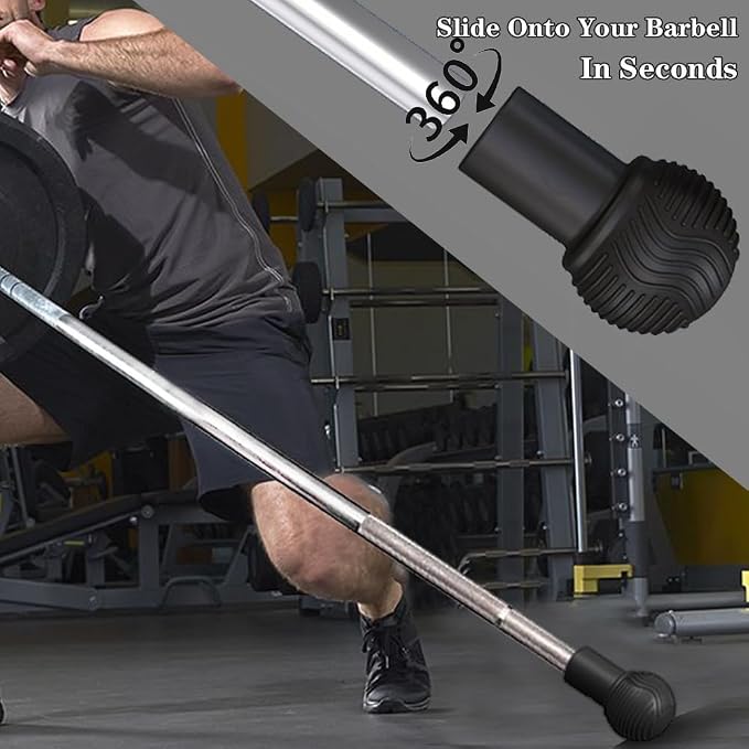 Landmine Attachment for Barbell, Turn Any Surface into a Barbell Landmine Exercise-Press, Row, Spin, Rotation, t bar Row and More, Fits 2'' Olympic Bars | Build Strength with Press, Row, Rotation and T-Bar Exercises, Heavy Duty Equipment for Home Gym a...