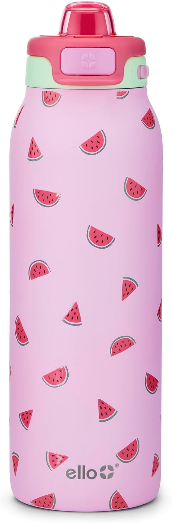 Ello Pop & Fill Insulated Stainless Steel Water Bottle with Quick Fill Lid, Leakproof Locking, Sip or Chug Spout, BPA-Free, Double Wall Vacuum Insulated for Sports, Travel & School- 22oz / 32oz / 40oz