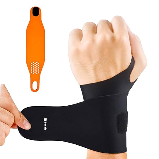 Wrist Brace,Wrist Support for Carpal Tunnel Pain Relief | Ulnar Brace Ultra-Thin Elastic for Tear,Repetitive Strain Injury,Fits Both Wrists,Weightlifting,Tendonitis Support