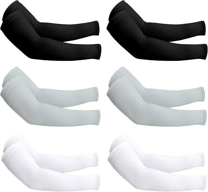 PFFY UV Protection Cooling Arm Sleeves for Men and Women UPF 50 Sun Sleeve