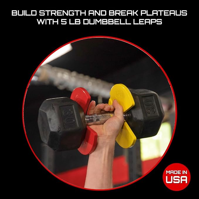 Micro Gainz 2.5LB Dumbbell Fractional Weight Plates, 4-Piece