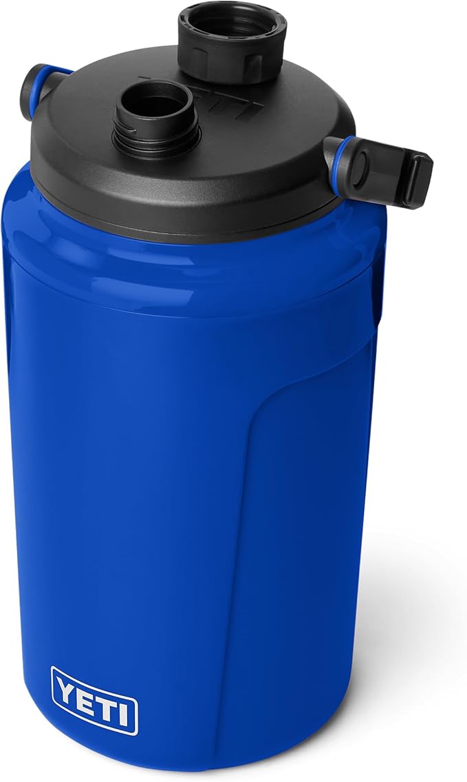 YETI Silo Half Gallon Insulated Chug Cap Water Jug – Leakproof, Lightweight Sports Bottle with Fence Hook Handle – Keeps Drinks Ice-Cold – Ideal for Gym, Sports & Tournaments, Royal Blue