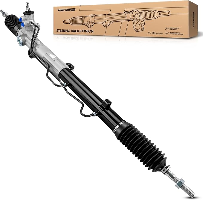 Torchbeam Hydraulic Power Steering Rack and Pinion Replacement for Toyota 2000-2006 Tundra, 2001-2007 Sequoia Replace# 261618