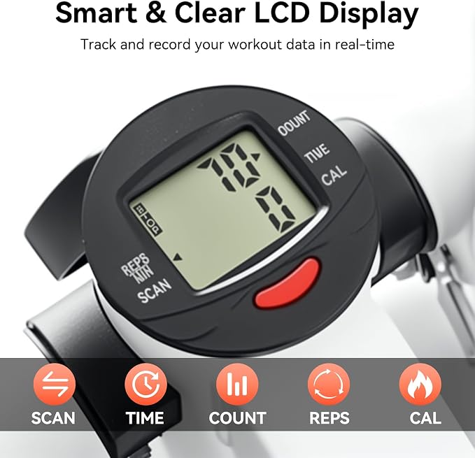 Steppers for Exercise at Home, Mini Stepper with Resistance Bands for Full Body Workout, Portable Stair Stepper for Home, Smooth and Quiet, Stepper Machine with LCD Monitor