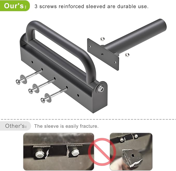 Kipika Adjustable Dumbbell to Barbell Converter - EZ Curling Bar Adapter - Versatile Weightlifting Equipment for Home Gym