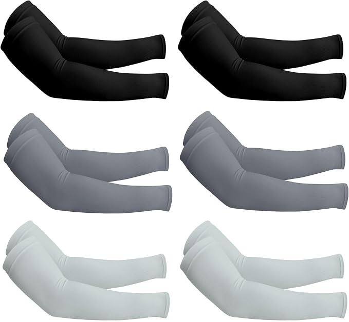 PFFY UV Protection Cooling Arm Sleeves for Men and Women UPF 50 Sun Sleeve
