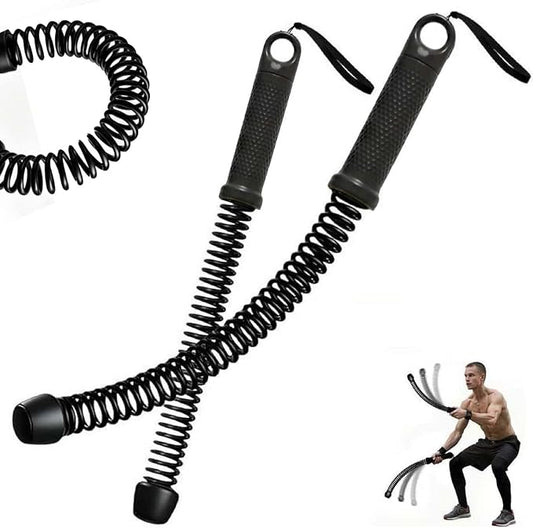 Adjustable Ropeless Battle Ropes for Home Gym, Weighted Cordless Exercise Equipment with Variable Air Resistance, Portable Strike Gear for HIIT & Strength Training, Men & Women