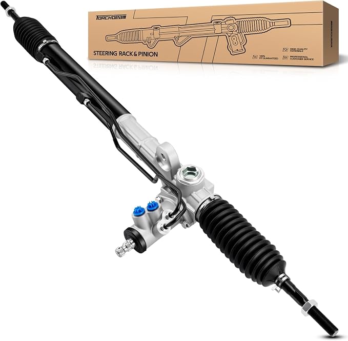 Torchbeam Power Steering Rack & Pinion Assembly Fit for 2011-2013 Sorento, 2010-2012 Santa Fe, Hydraulic System Steering, Replaces OEM 26-2450