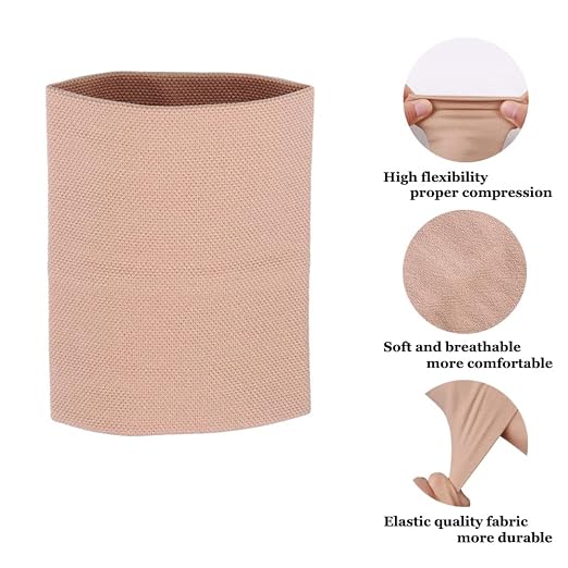 Wrist Compression Sleeve (4PCS), Soft Wrist Support Brace Wrist Bands for Tendonitis, Arthritis, Sprains Pain Relief, Elastic Carpal Tunnel Wraps Protector for Fitness, Sport, Weightlifting, Typing