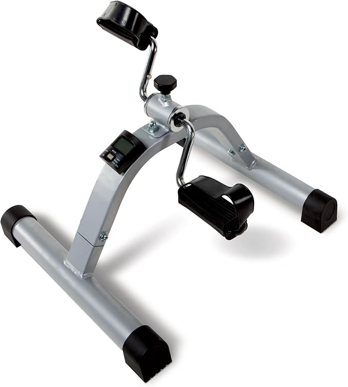 Marcy Under Desk Mini Pedal Leg and Arm Exercise Cycle with Adjustable Magnetic Resistance Leg Exercisers