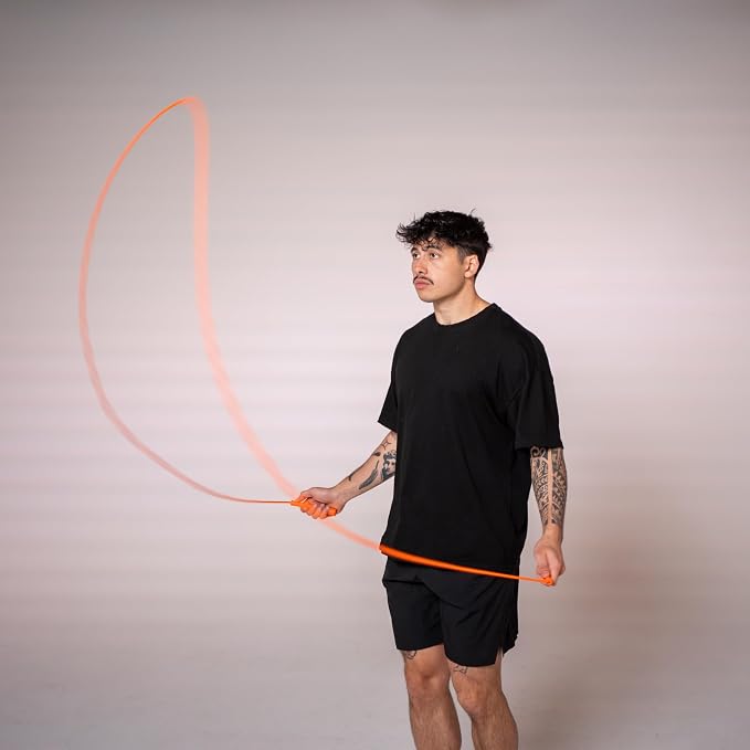 Swissskip Speed Jump Rope by Dayan Kolev, 5mm PVC Skipping Rope, Great for Beginners and Advanced Athlets, Designed for Fitness, Cardio, Boxing & CrossFit, Adjustable length with Unbreakable Handles