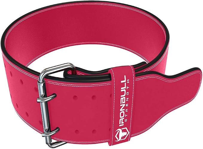 Powerlifting Belt - IPF Approved – Weight Lifting Belt 10mm - Prong Weightlifting Belt for Squats, Deadlift, and Bench Press – Lifting Belt Leather 4in for Men and Women – Back Brace for Gym, Workout, Strength Training, Strongmen & Power Lift