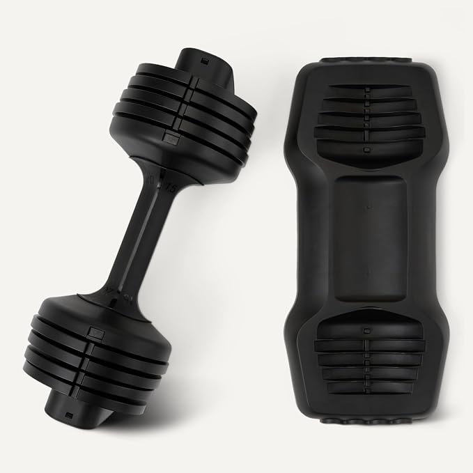 Amazon Basics Adjustable Dumbbell, 25 lb