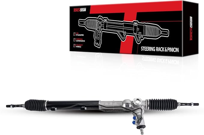 Torchbeam Power Steering Rack & Pinion Assembly Fit for 2007 2008 2009 Santa Fe, Hydraulic System Steering, Replaces OEM 26-2425