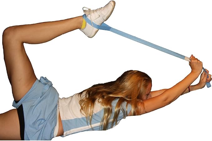 Cheerleading Flexibility Stunt Strap - Improve Stretching and Stunts for Cheer Dance Gymnastics & Physical Therapy – Stocking Stuffers Present for Kids Girls Adults - 12 Colors