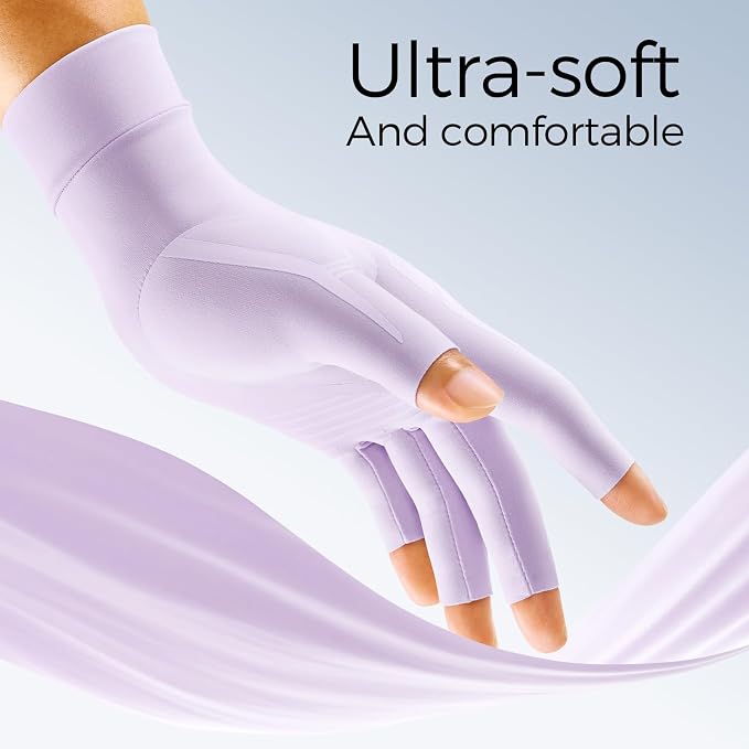 FREETOO All-Around Compression Arthritis Gloves for Women Men for Pain | Carpal Tunnel Relief,Hand Compression,Swelling,Trigger Finger,Edema;Crochet,Typing,Sleeping,Work,Gaming,Driving,Daily Use