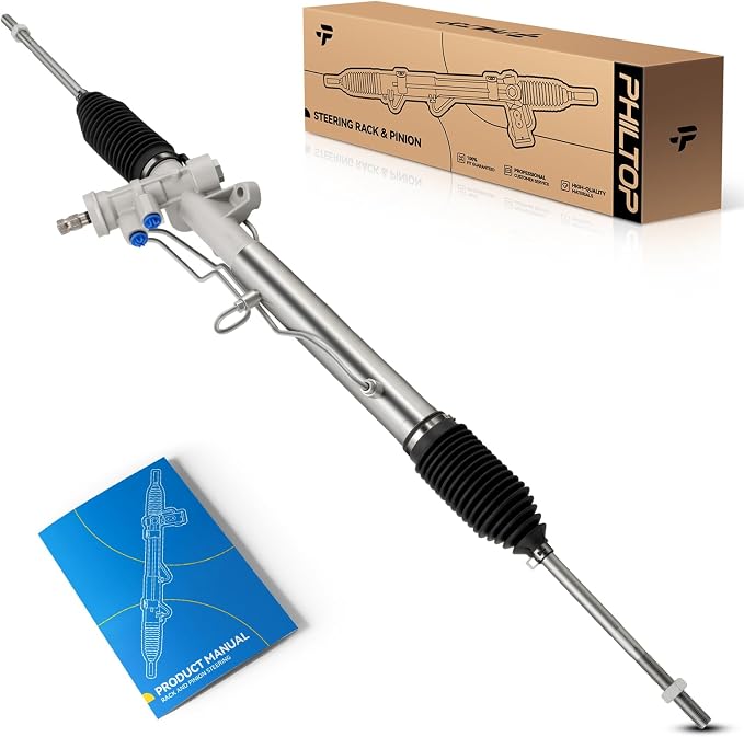 PHILTOP Power Steering Rack & Pinion Assembly for 89-91 TC Maserati, 89 Lancer, 89-93 Daytona(Exc.1991), 89-94 Spirit/Acclaim/LeBaron, 90-94 Shadow/Sundance, Hydraulic Power Steering, OEM 22-320