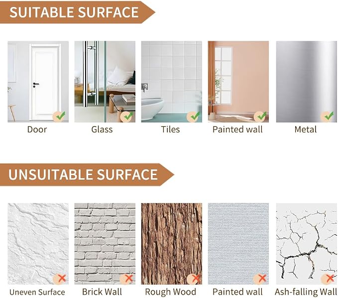 8 Pack 14x12 Inch Shatterproof Acrylic Mirror Tiles – Self-Adhesive, Unbreakable Wall Mirrors for Kids, Toddlers, Bedroom, Bathroom & Home Gym – Flexible, Safe & Easy Install